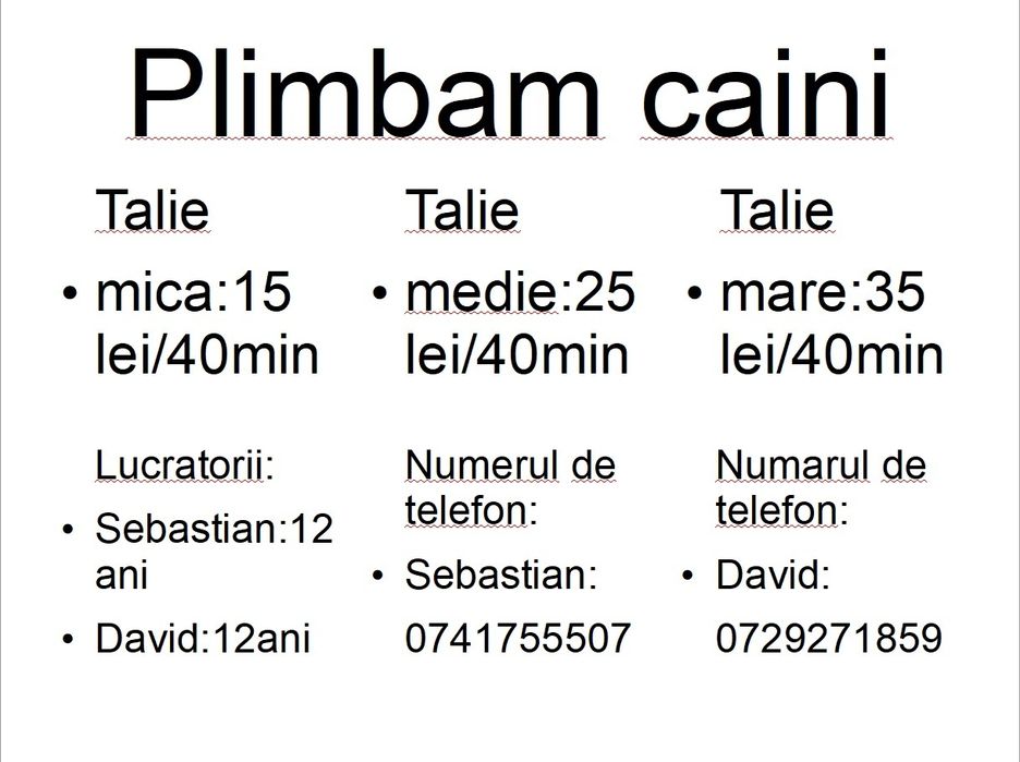 Plimbare caini doar paradisul verde