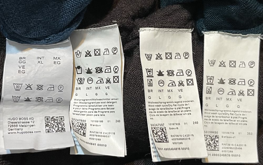 Пуловеры Hugo Boss мужские шерстяные