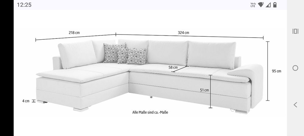 Colțar cu funcție de pat cu lada de depozitare