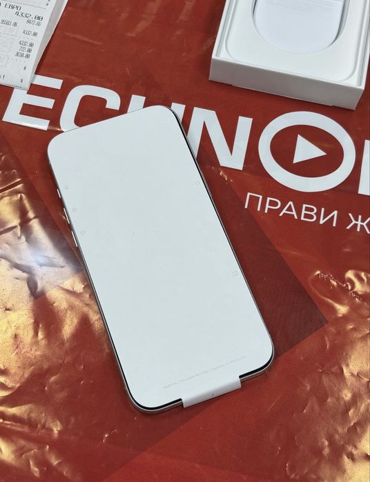 ЧИСТО НОВ 256GB iPhone 17 Pro Max 5G Technopolis Гаранция 2029 SILVER