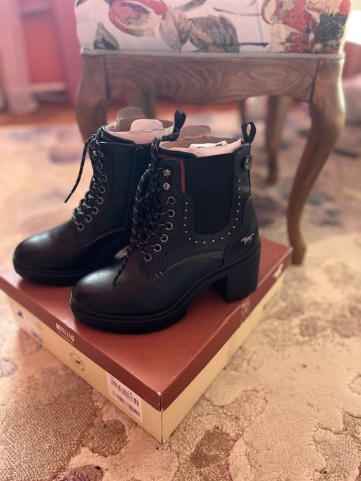 Зимни боти Mustang - естествена кожа 37 номер