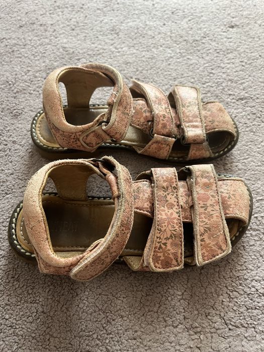Sandale Wheat din piele, marime 29