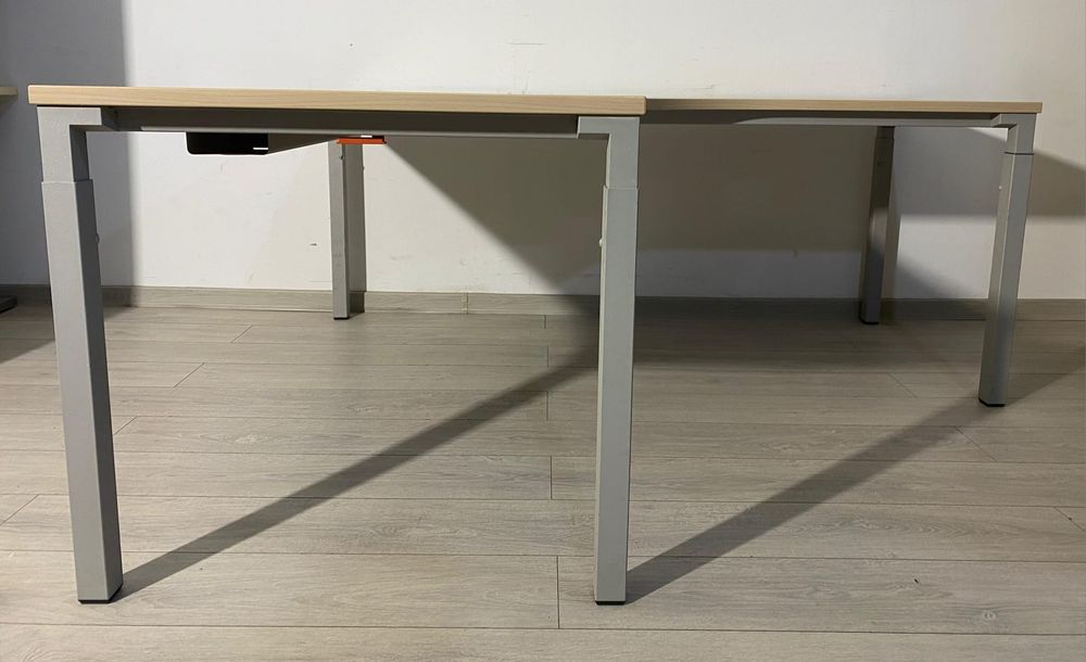 10 Buc. Birou de Colț Reglabil pe Înălțime 180X160 cm; Masă Lucru