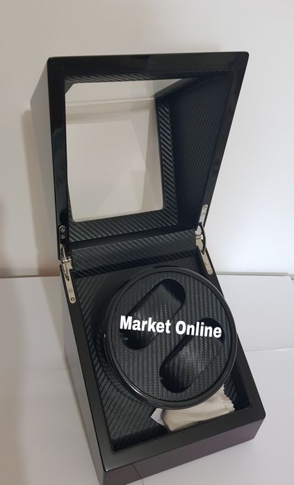 Cutie intoarcere pentru 2 ceasuri automatice,Watch Winder-Carbon