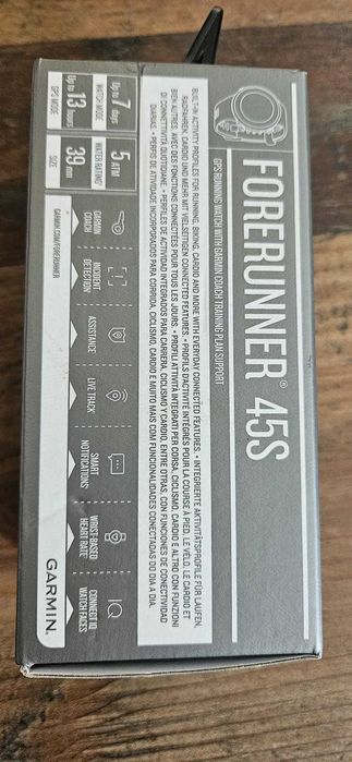 Smartwatch Garmin Forerunner 45s, Black