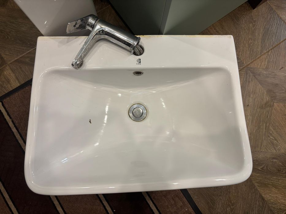 Раковина +пьедестал+смеситель