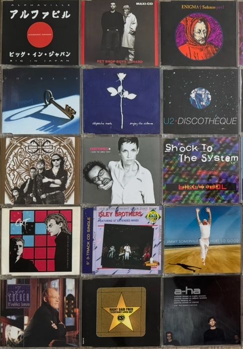 Cd-uri (MCD) muzica downtempo/synth-pop