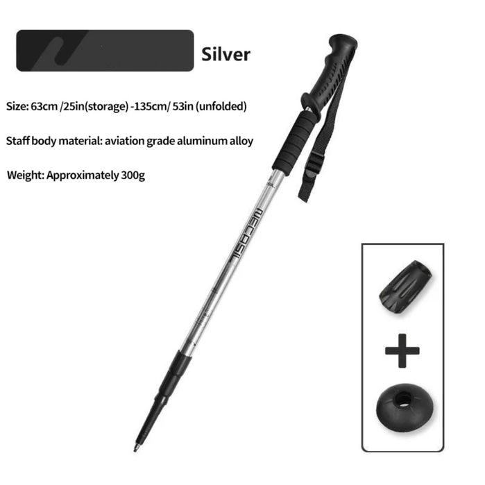 Треккинговая палка (черная)