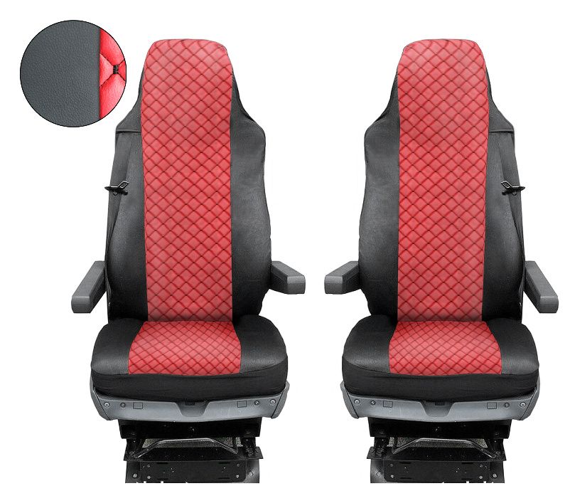 Тапицерия за МАН ТГХ 1+1 Еко кожа / MAN TGX