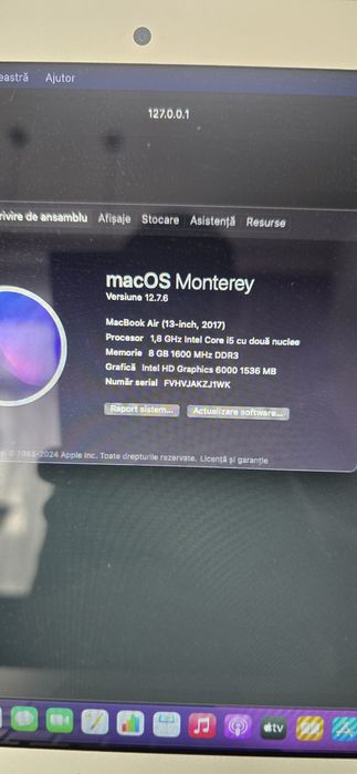 Macbook  air 13 , 2017