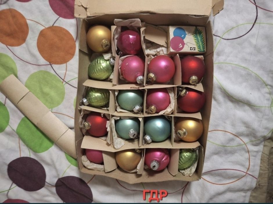 Ёлочные игрушки ГДР.           .