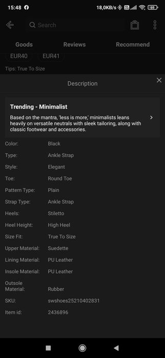 Pantofi cu toc din piele sintetică