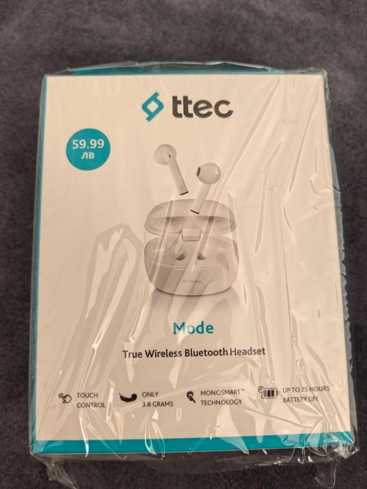 Блутут безжични слушалки ttec 2KM145B Bluetooth
