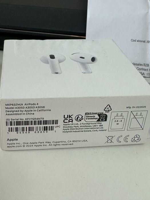 Airpods 4 cu factura si garantie