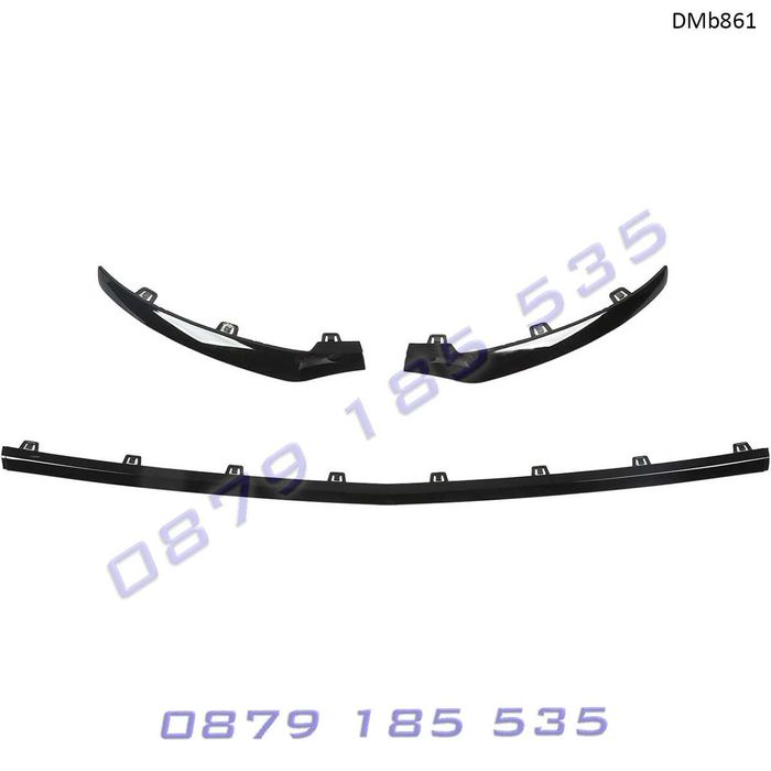 Лайсни части предна броня Mercedes GLC W253 мерцедес глк хром черни