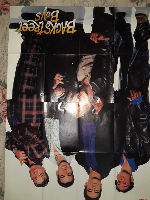 Hiper poster Kelly Family 110 cm x 80 cm verso Backstreet boys