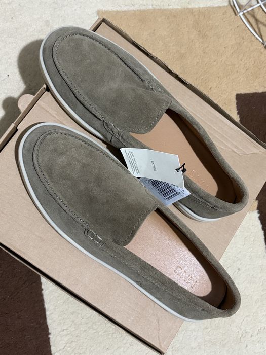 Mocasini piele intoarsa barbati Mango