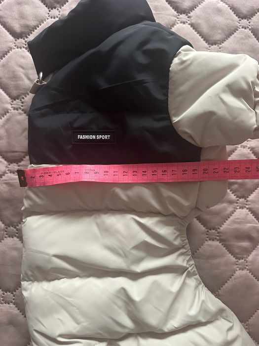 Кучешки ватиран гащеризон р-р Л, пуловерче синьо р-р XXL