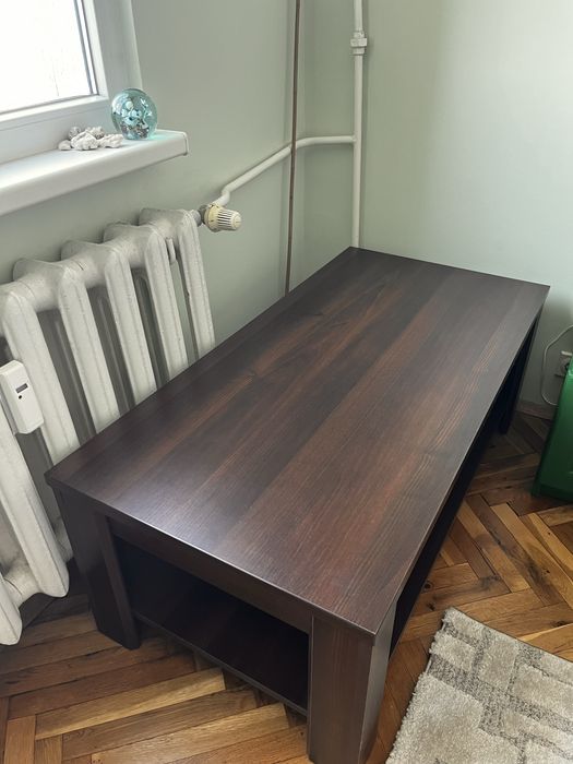 Холна маса с долен рафт (Венге). Като нова, без следи от употреба