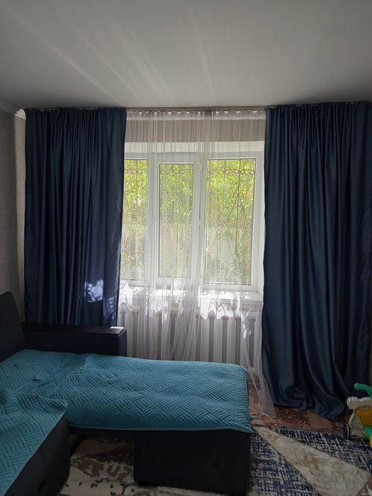 Тюль со шторами в