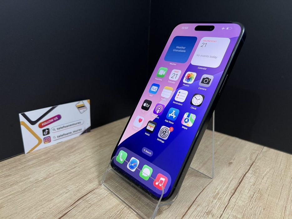 Iphone 15 Pro Max 256Gb Blue Titanium Second-Hand Foarte Bun 3 ani gar