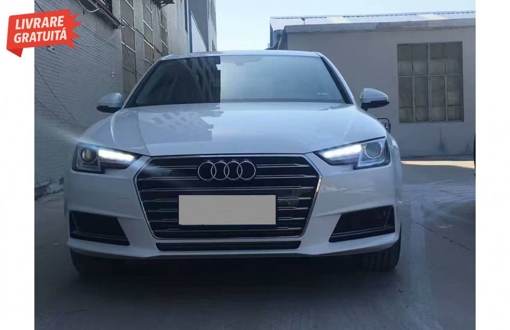 Grile Laterale Audi A4 B9 Sedan Avant (2016-2018) RS4 Design Negru