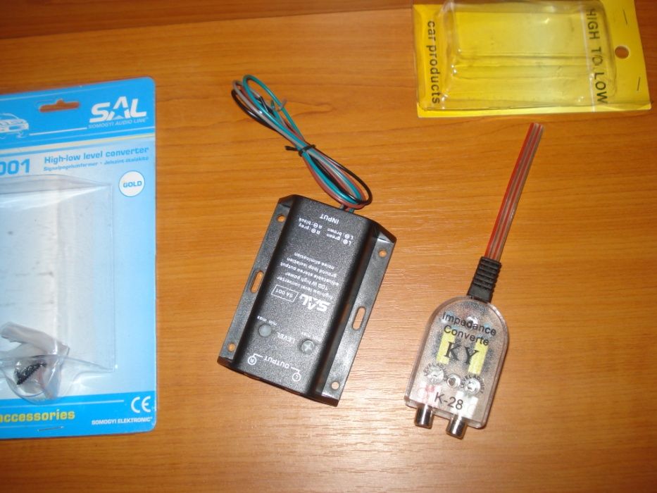 adaptor audio filtru high to low pentru subwoofer statie auto