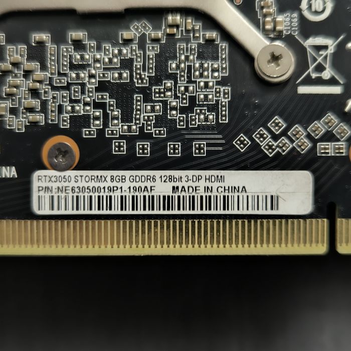 Продам видеокарту RTX 3050 palit