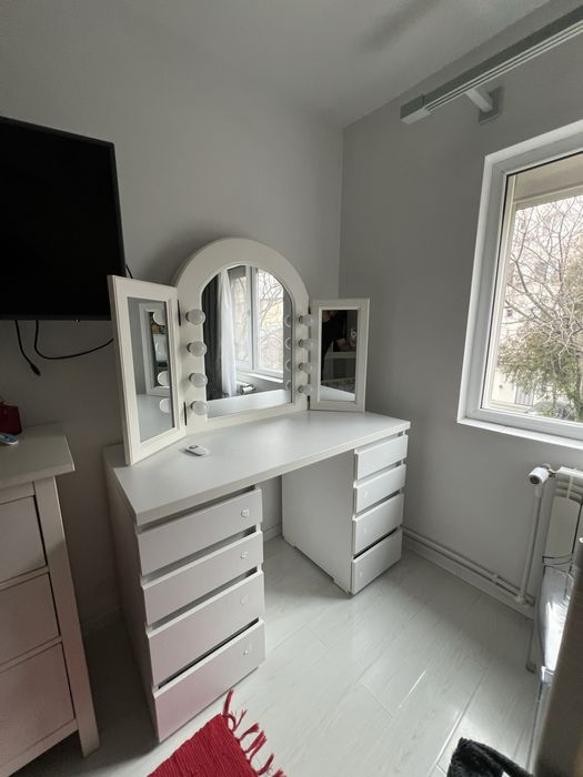 Oglinda make up lemn masiv - firma Pastel - fara masa