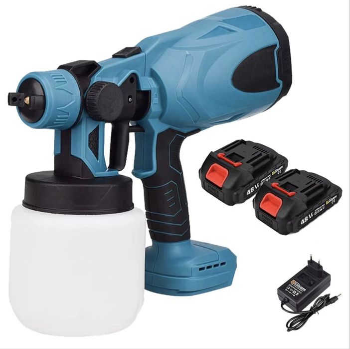 Aparat Pistol Electric De Vopsit si Zugravit 2 Acumulatori