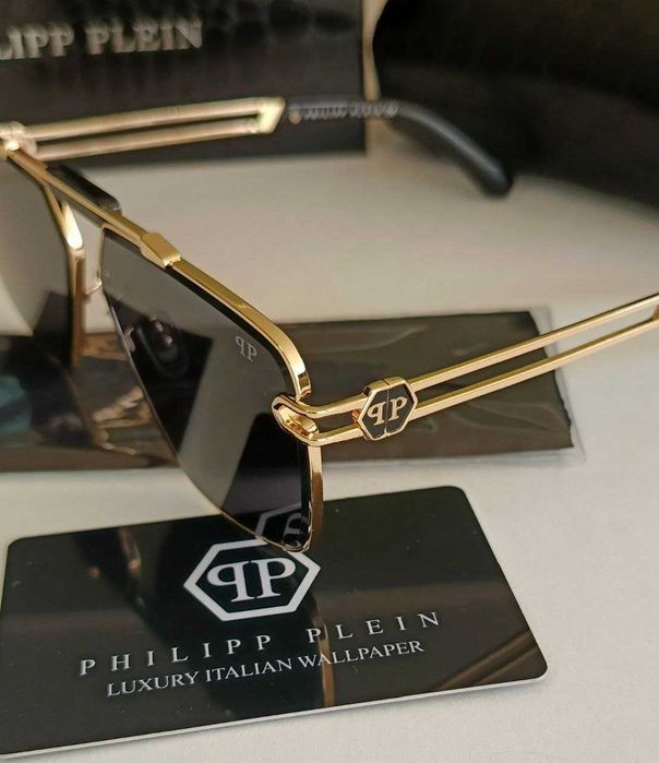 Очки Philipp Plein Lux Gold Black снижение цен