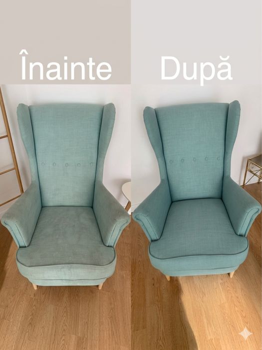 Curățare Canapele, Colțare, Fotolii și Scaune – Injecție-Extracție