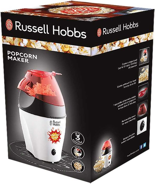 УРЕД ЗА ПУКАНКИ RUSSELL HOBBS 24630-56/RH Popcorn, без мазнини и олио