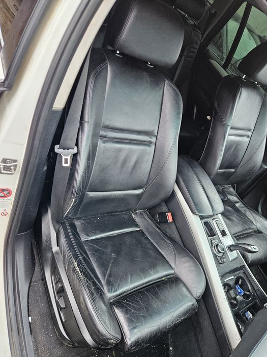Interior recaro piele neagra electric incalzit bmw x5 e70