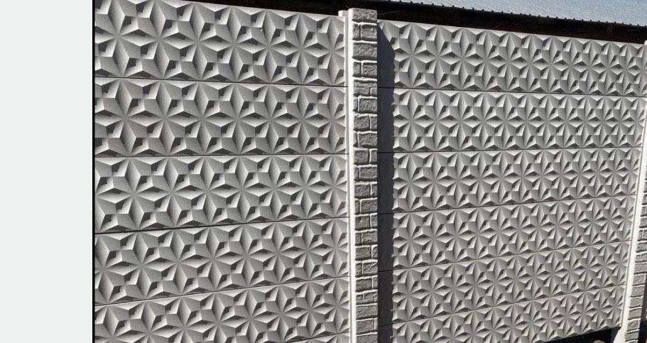 Gard placi beton