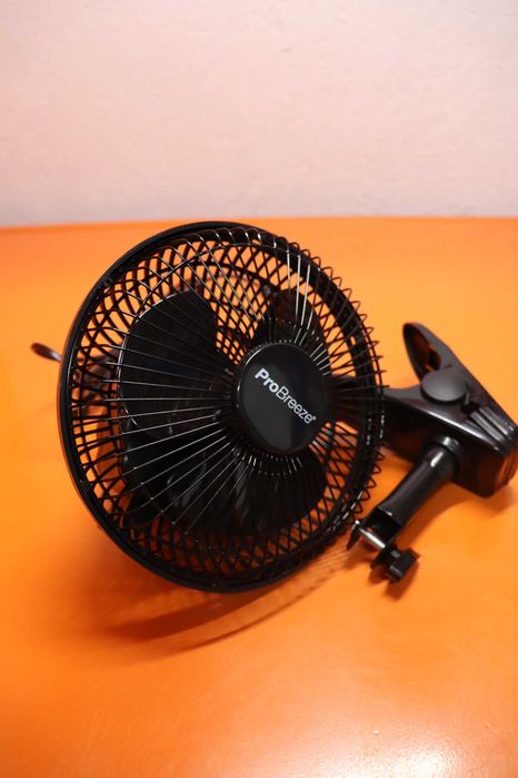 Pro Breeze PowerCool 360 – 6" тих вентилатор с щипка, 2 скорости и 360° регулиране