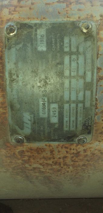 Ресивер накопитель воздушный схронения очень хорошем состоянии