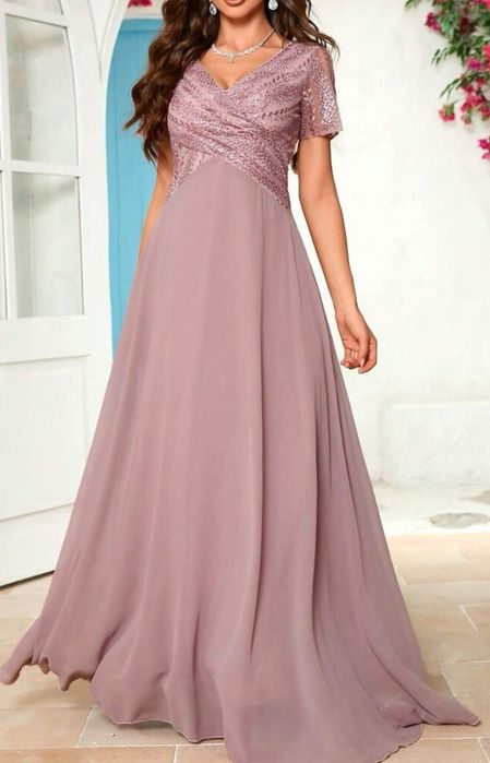 Rochie eleganta voal