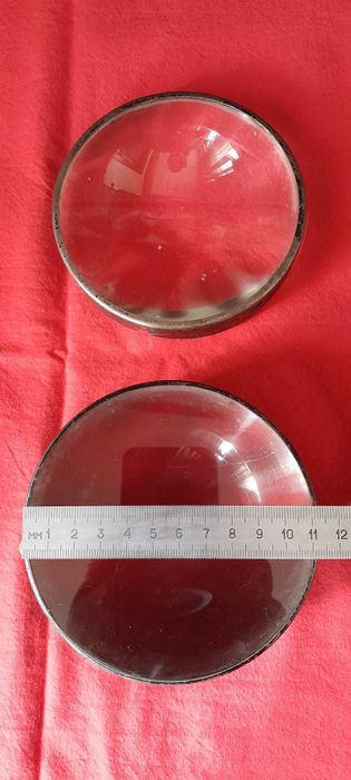 лупа  стекло линзы 11 см оригинал СССР