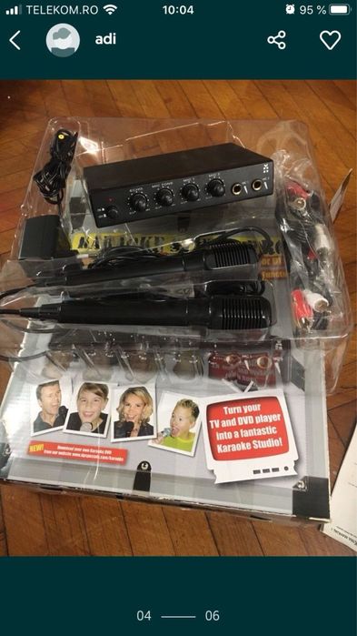 Set Karaoke microfon copii