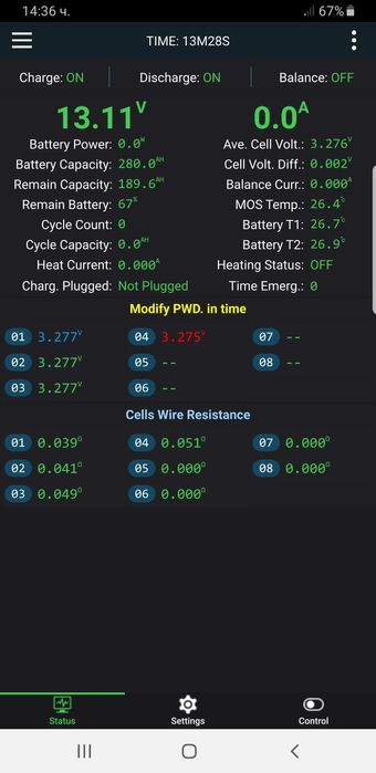Lifepo4 280Ah 12V Батерия / Акумулатор за Соларни Системи
