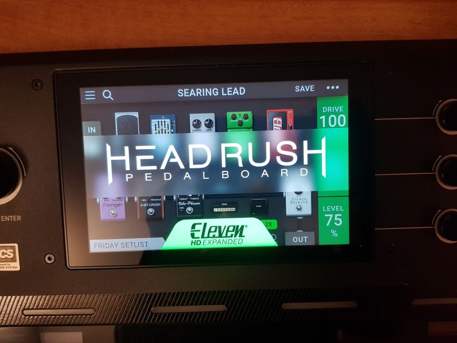 Pedalboard Headrush eleven hd expanded