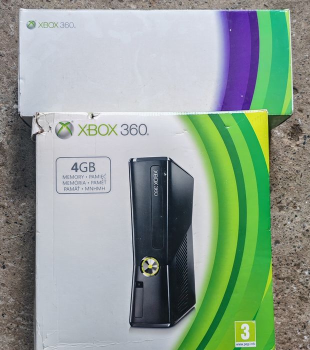 XBOX 360 SLIM S 500 GB cu KINECT MODAT RGH3  la  cutie