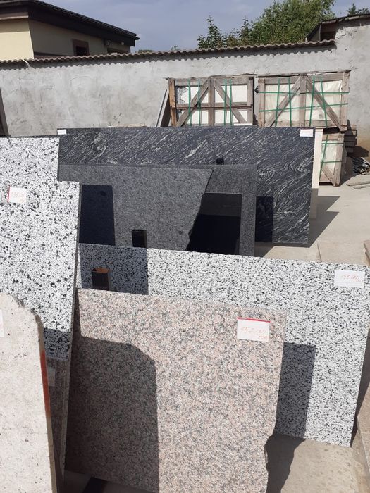 Marmura, Granit Fiamat si Lustruit