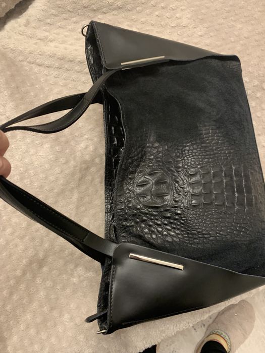 Чанта естествена кожа Нова