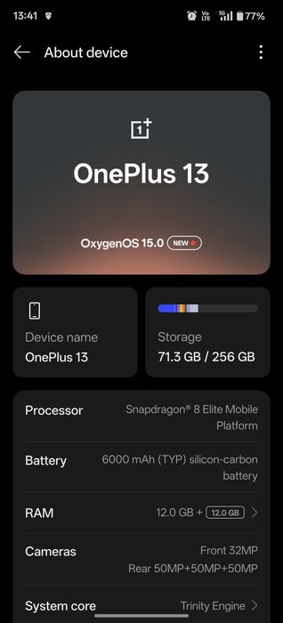 OnePlus 13 - 12gb, 256gb