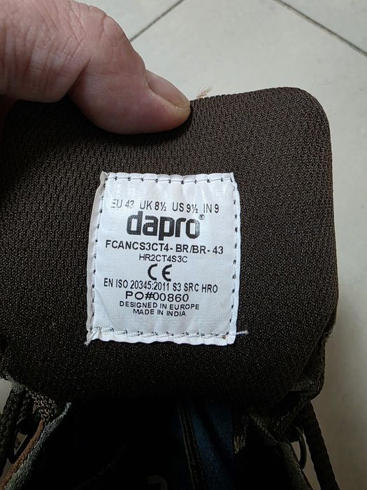 Спец ботинки Dapro