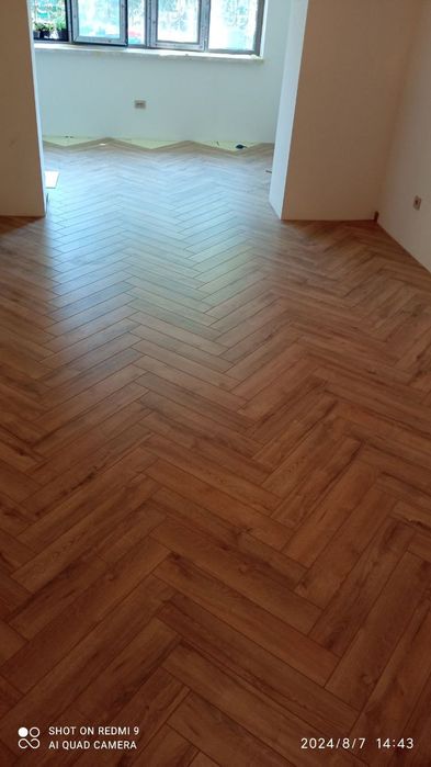 Укладка ламината, таркет.