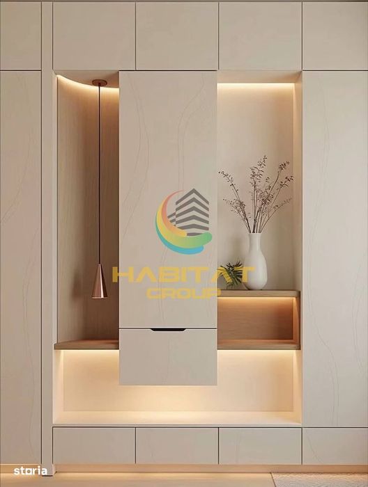 Pallady 2 camere semidecomandat 49 mp in bloc tip Boutique