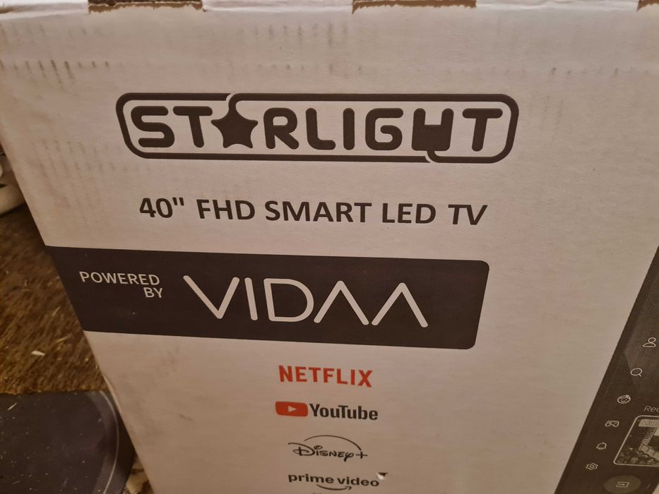 Нов 40” StarLight Smart TV VIDAA FHD – неразопакован